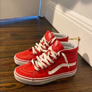 Red old school vans